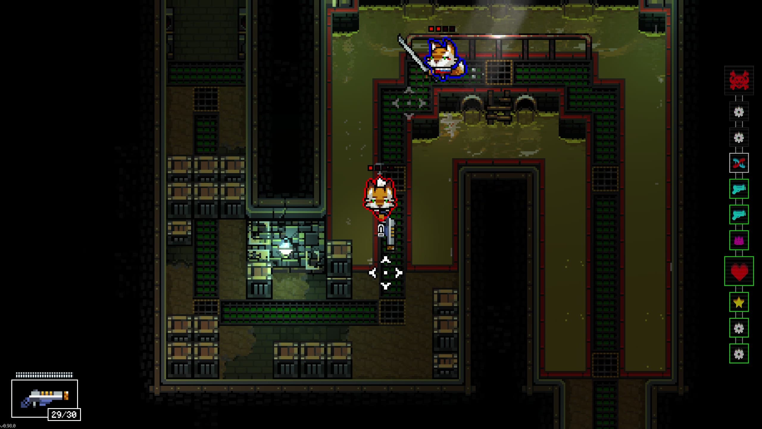 Mission Delta hallway co-op gameplay screenshot